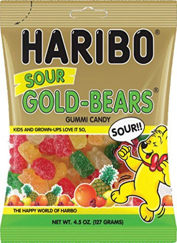 Sour Gold Bears Gummies, 4.5 oz
