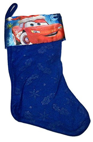 Disney-Pixar Cars X-Mas Blue Felt Stocking 18"