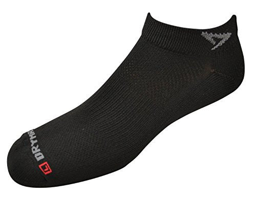 Drymax - Running Socks, Run Lite-Mesh Mini Crew - Black, XL
