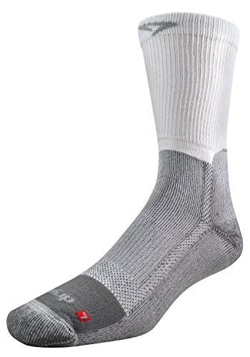 Drymax Work Boot Crew - White/Gray, XXL