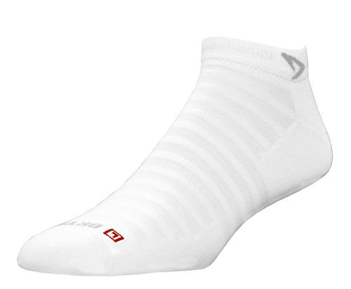 Drymax - Running Socks, Run Hyper Thin Mini Crew - White, XL