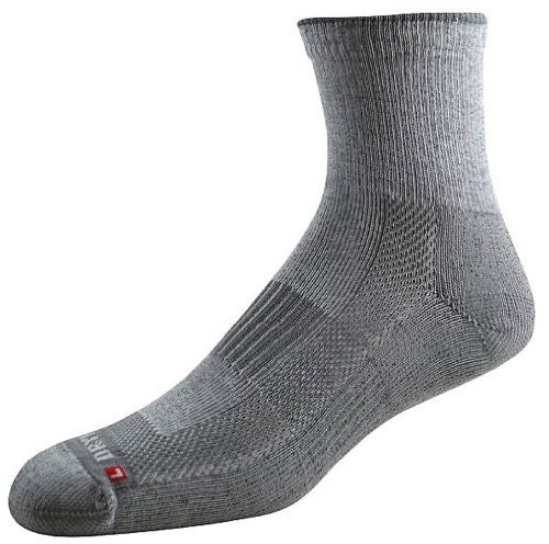Drymax Lite Hiking 1/4 Crew - Gray, XL