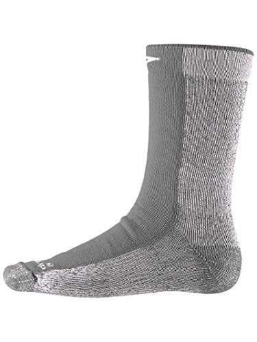 Drymax - Specialty Run & Trail Run Socks, Cold Weather Run Crew - Gray, L