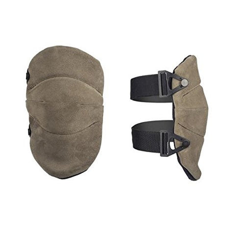 AltaSOFT Grey Suede Leather Knee Pads