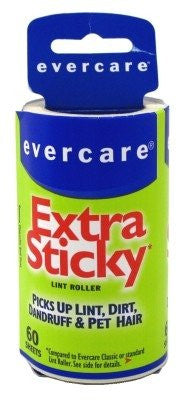 Evercare Lint Roller Refill 60 Sheets Extra Sticky (6 Pack)