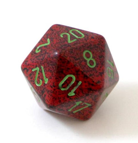Speckled 34mm Strawberry d20