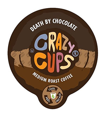 Crazy Cups Coffee, Death By Chocolate, Flavored