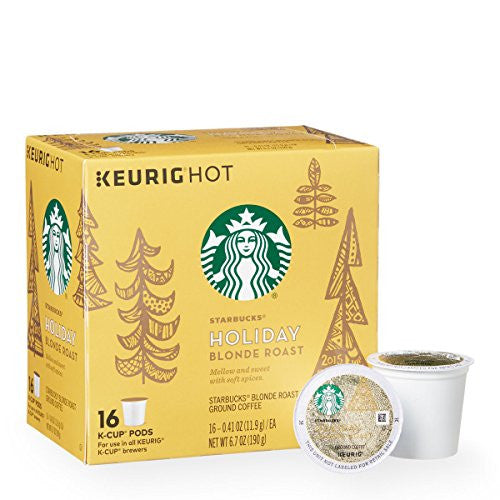Starbucks, Holiday Blonde - 16 ct, HOLIDAY LTO, light roast, k-cup
