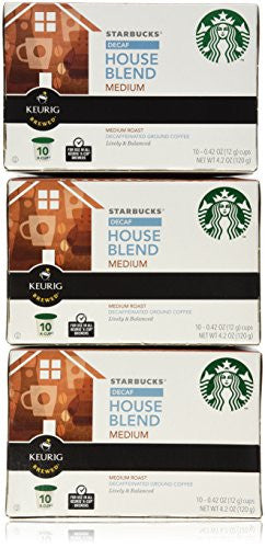 Starbucks, House Blend Decaf, k-cup