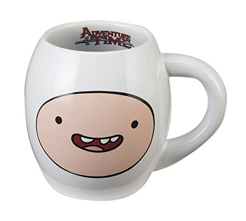 Adventure Time Finn 18 oz. Oval Mug, White 5.5 x 4 x 4.5"