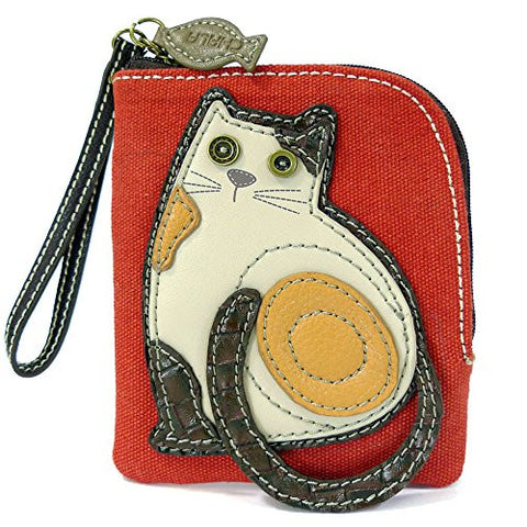 Zip Wallet - LaZzy Cat, Orange