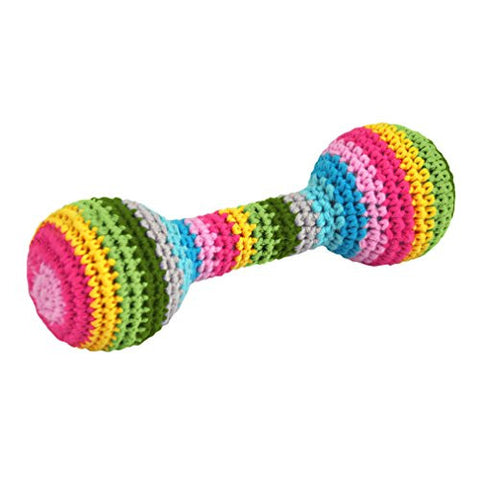 Chime Rattle made from Organic Cotton-Multicolor-3mo+
