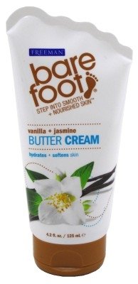 Bare Foot - Vanilla + Jasmine Butter Cream, 4.2 oz