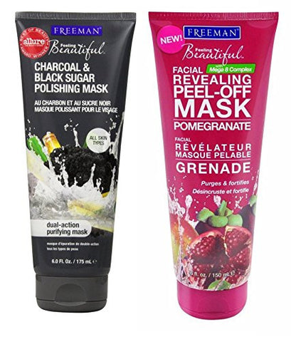 Pomegranate Facial Revealing Peel-Off Mask, 6 oz
Charcoal & Black Sugar Polishing Mask, 6 oz