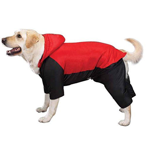 Casual Canine Snowsuits - Red, XX-Large