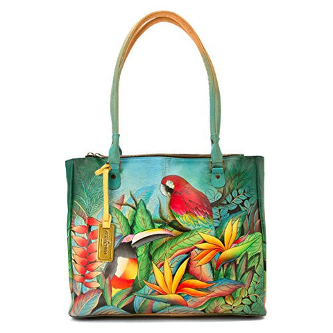 Tropical Bliss Large Multi-Compartment Convertible Hobo