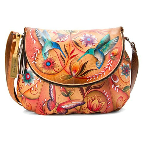 Flying Jewels Tan Large Flap-Over Convertible