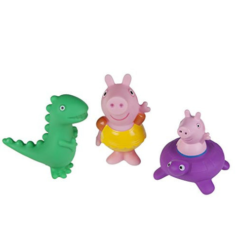 Peppa Pig - Bath Squirter 3-Pack Assortment -Peppa, George, Dino