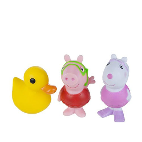 Peppa Pig - Bath Squirter 3-Pack Assortment -Peppa, Suzy, Quack