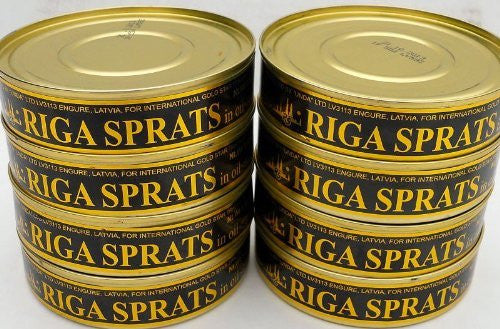 Smoked Latvian Sprats, 5.6 oz