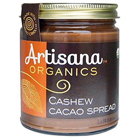 Cashew Cacao Spread, Organic, 8 oz Jar