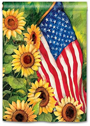 American Sunflowers Standard Flag, 28" x 40"