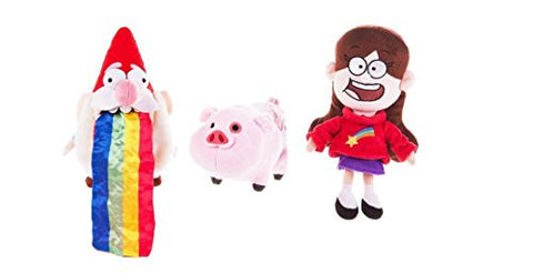 Disney Gravity Falls Plush Bundle 3 item: Mabel , Waddles and Barfing Gnome