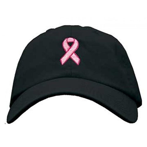 Breast Cancer Awareness Black Baseball Hat