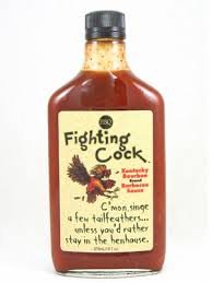 Fighting Cock Kentucky Bourbon BBQ Sauce, 12.7oz.