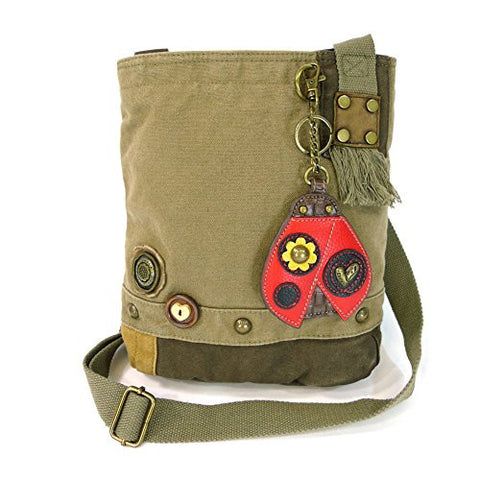 Patch Crossbody Bag - Ladybug, Olive