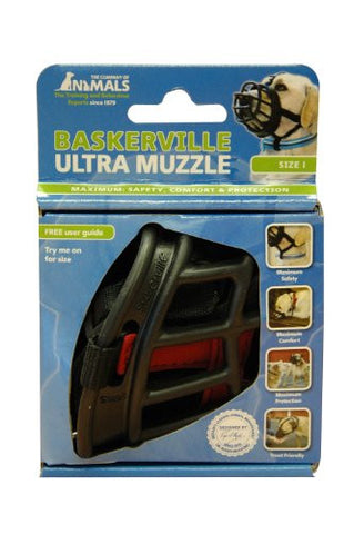 Baskerville Ultra Dog Muzzle Size 2, Black, Muzzle for Bichon Frisé, Border Terrier