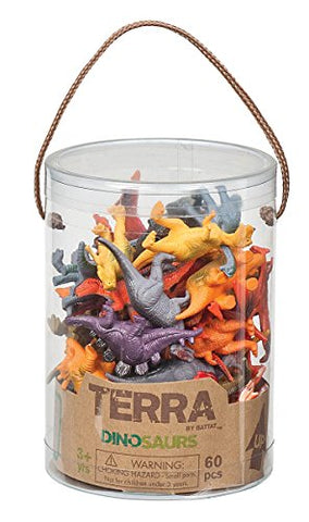 Terra Dinosaurs in Tube - 60pcs