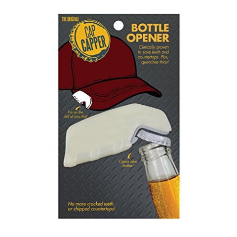Bottle Opener : Cap Capper, White