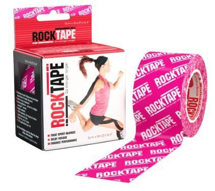 RockTape Kinesiology Tape for Athletes - 2-Roll Gift Pack, Pink Logo