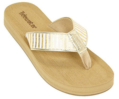 Beach Club Sandals - Onslow Gold, Size 7