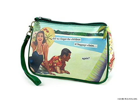 Cosmetic Bag - "did we forge the children at baggage claim…again?"