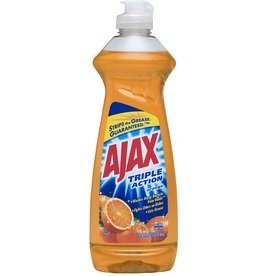 Ajax Dish Liquid Orange Triple Action - 12.6oz