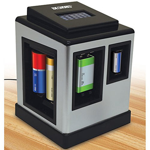 Electric Battery Charging And Testing Station With Easy-to-Read LCD Screen