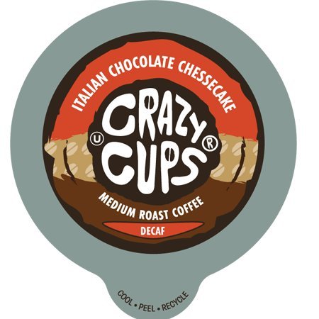 Crazy Cups Decaf Italian Chocolate Cheesecake Flavored Decaf