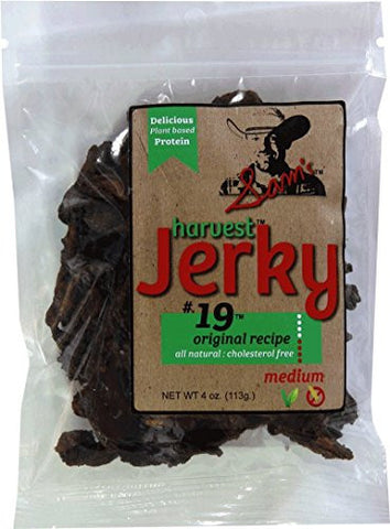 Sam's Harvest Jerky - Original Recipe, 4 oz. Bag (Pack of 12)