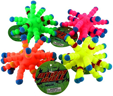 Atom Ball - Green, Yellow, Orange, Magenta