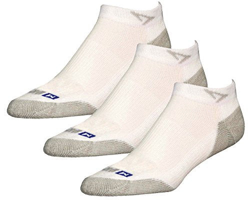 Drymax - Running Socks, Run Mini Crew - White/Gray, XL