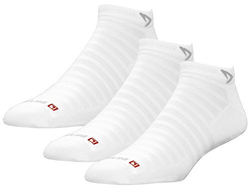 Drymax - Running Socks, Run Hyper Thin Mini Crew - White, XL