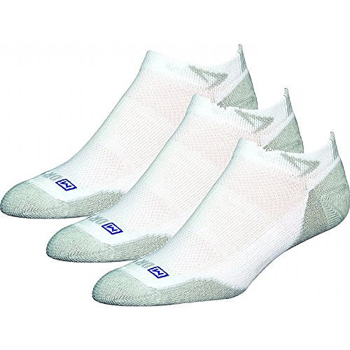 Drymax - Running Socks, Run Lite-Mesh Mini Crew - White/Gray, S