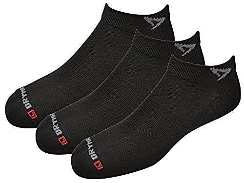 Drymax - Running Socks, Run Lite-Mesh Mini Crew - Black, L