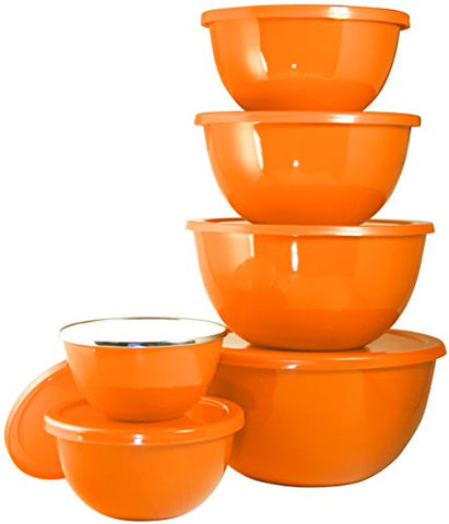 Calypso Basics - Orange - 12pc Bowl Set