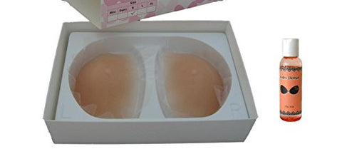 NuBra Invisible Breast Size Enhancers B106 and Cleanser N112, Sz Large