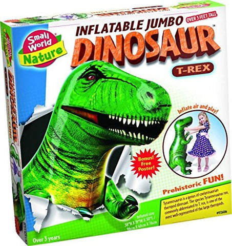 Inflatable Dinosaur! T-Rex 43" w/poster