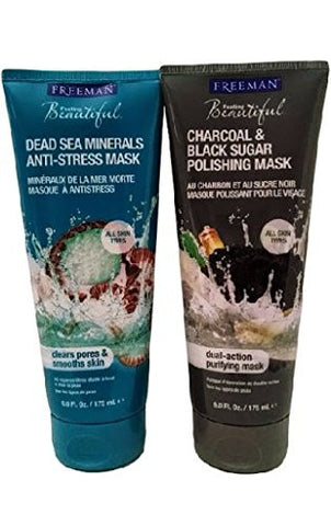Dead Sea Minerals Facial Anti-Stress Mask, 6 oz
Charcoal & Black Sugar Facial Polishing Mask, 6 0z