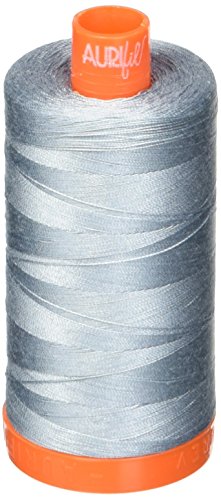 Aurifil- 50wt Cotton 1,422yd, Light Blue Grey